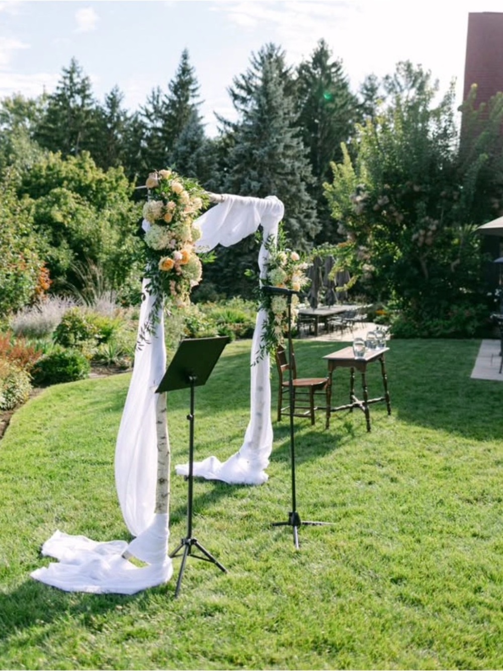 Extra long cotton veil for wedding decor